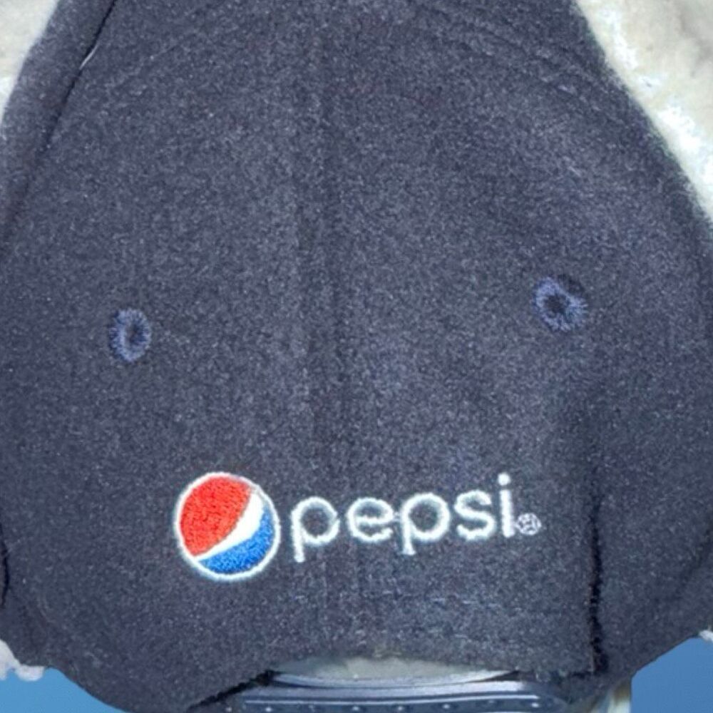 Melonwear Minnesota Twins Trapper Hat Baseball Cap Sherpa Ear Flaps Pepsi - Picture 4 of 13